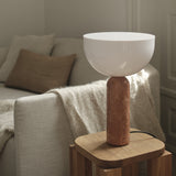 Kizu Table Lamp Medium Breccia Pernice Marble By New Works - Lifestyle View