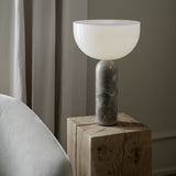 Kizu Table Lamp Medium Gris Du Marasi Marble By New Works - Lifestyle View