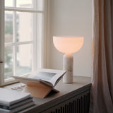 Kizu Table Lamp Medium Kunis Breccia Marble By New Works - Lifestyle View3