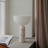 Kizu Table Lamp Medium Kunis Breccia Marble By New Works - Lifestyle View5