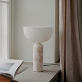 Kizu Table Lamp Medium Kunis Breccia Marble By New Works - Lifestyle View6