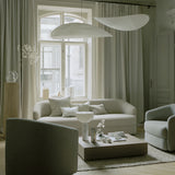 Kizu Table Lamp Medium Kunis Breccia Marble By New Works - Lifestyle View9