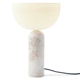 Kizu Table Lamp Medium Kunis Breccia Marble By New Works - With Light