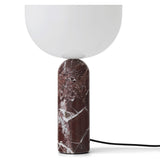 Kizu Table Lamp Medium Rosso Levanto Marble By New Works