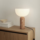 Kizu Table Lamp Small Breccia Pernice Marble By New Works - Lifestyle View1