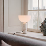 Kizu Table Lamp Small Kunis Breccia Marble By New Works - Lifestyle View1