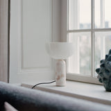 Kizu Table Lamp Small Kunis Breccia Marble By New Works - Lifestyle View