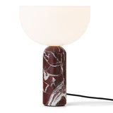 Kizu Table Lamp Small Rosso Levanto Marble By New Works - With Light
