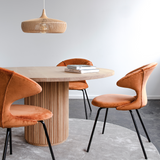 Klava Dine Wood Pendant Oak By UMAGE - Lifestyle View