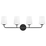 Kline Vanity Light 4 Light Black By Lark Living
