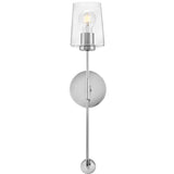 Kline Wall Sconce Chrome By Lark Living - Front View