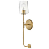 Kline Wall Sconce Lacquered Brass By Lark Living