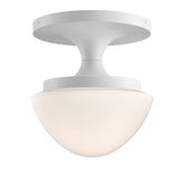 Knox Extra Small Semi-Flush Mount - Chalk White - by Hinkley