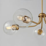 Knox Globe Chandelier Natural Aged Brass by Maxim Lighting