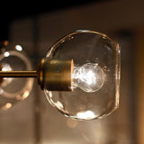 Knox Globe Chandelier Natural Aged Brass by Maxim Lighting