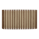 Komorebi Rectangular Pendant Dark Oak Large By UMAGE