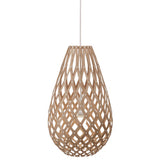 Kōura Pendant Light Bamboo 20 Inch By David Trubridge