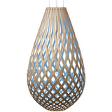 Kōura Pendant Light Bamboo Blue 94 Inch By David Trubridge