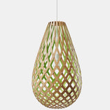 Kōura Pendant Light Bamboo Lime 47 Inch By David Trubridge