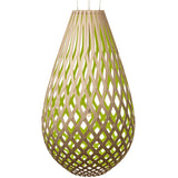 Kōura Pendant Light Bamboo Lime 79 Inch By David Trubridge