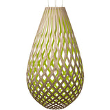 Kōura Pendant Light Bamboo Lime 94 Inch By David Trubridge