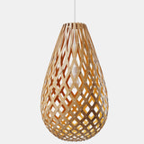Kōura Pendant Light Bamboo Orange 47 Inch By David Trubridge