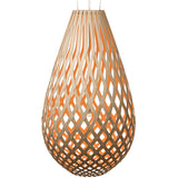 Kōura Pendant Light Bamboo Orange 79 Inch By David Trubridge