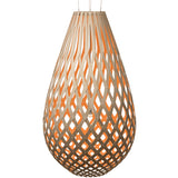 Kōura Pendant Light Bamboo Orange 94 Inch By David Trubridge