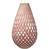 Kōura Pendant Light Bamboo Pink 94 Inch By David Trubridge