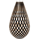 Kōura Pendant Light Black 1 Side Outside Bamboo 94 Inch By David Trubridge