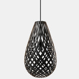 Kōura Pendant Light Black 2 Sides 29 Inch By David Trubridge