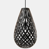 Kōura Pendant Light Black 2 Sides 47 Inch By David Trubridge