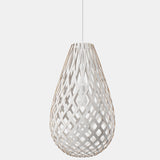 Kōura Pendant Light White 2 Sides 20 Inch By David Trubridge