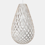 Kōura Pendant Light White 2 Sides 63 Inch By David Trubridge