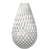 Kōura Pendant Light White 2 Sides 94 Inch By David Trubridge