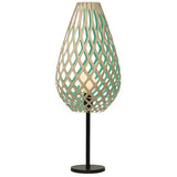 Koura Table Lamp Bamboo Aqua By David Trubridge