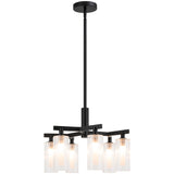 Kristof Chandelier Matte Black By Matteo