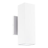 Kubular Wall Sconce 10 Inch Matte White