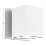 Kubular Wall Sconce 5 Inch Matte White