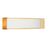 Kumilo Wall Sconce 24 Inch White + Aged Gold Brass