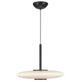Kyoto Pendant Light Black Glossy Opal By Kuzco