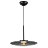 Kyoto Pendant Light Black Smoked By Kuzco