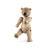 Kay Bojesen Liliput Bear, Oak/Maple, H: 3.7" By Kay Bojesen