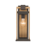 Lendel 6'' Twilight Bronze + Textured Gold Outdoor Sconce by Crystorama