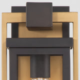 Lendel 6'' Twilight Bronze + Textured Gold Outdoor Sconce by Crystorama
