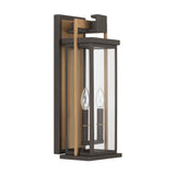 Lendel 8'' Twilight Bronze + Textured Gold Outdoor Sconce by Crystorama