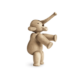 Kay Bojesen Elephant Liliput, Oak, H: 3" By Kay Bojesen