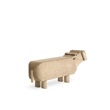 Kay Bojesen Liliput Hippo, Oak, H: 2.4" By Kay Bojesen