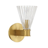 Lotus 5.5'' Luxe Gold Sconce by Crystorama