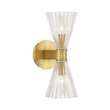 Lotus 5.5'' Luxe Gold Sconce by Crystorama